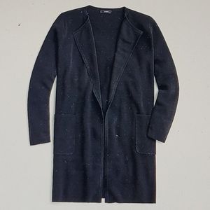 J. Crew Juliette linen collarless sweater